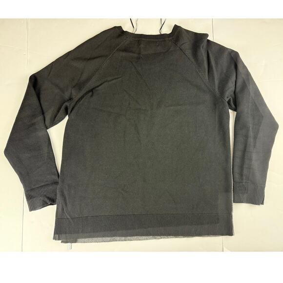 Michael Kors Black & Gray Long Sleeve Sweater - L - Picture 8 of 8